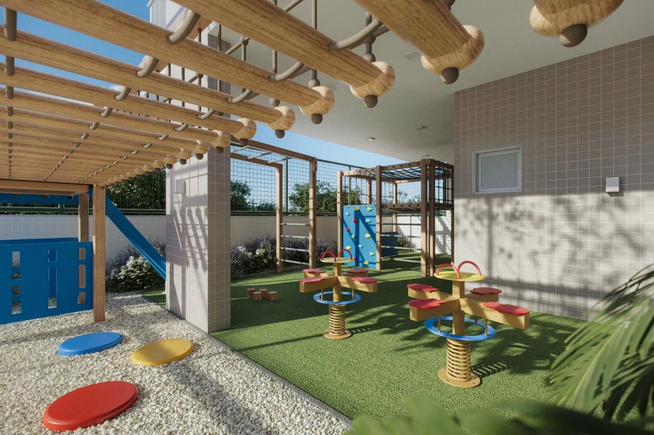 Apartamento com suíte e lazer de resort no Jardim Marina