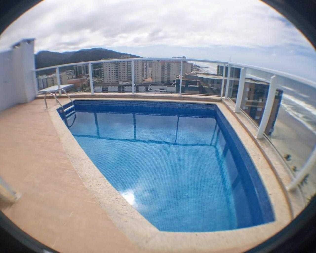 COBERTURA DUPLEX C/ 3 DORMITÓRIOS (1 SUÍTE), PISCINA PRIVATIVA, VISTA P/ O MAR, CONDOMINIO C/ LAZER, 2 VAGAS,  REGIÃO NOBRE, CENTRO - MONGAGUÁ/SP